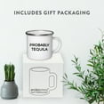 thumbnail image 3 of Koyal Wholesale Funny Alcohol 11oz. Stainless Steel Campfire Coffee Mug Gift, Probably Tequila, 1-Pack, 3 of 4