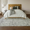 thumbnail image 6 of Addison Rugs Mayfield Washable Traditional Oriental Silver Rectangle Rug, 3' x 5', 6 of 6