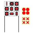 thumbnail image 2 of Spinning Self Reset Shooting Targets Freestanding Shooting Gallery Set Air Gun Rifle Airgun Hunting 2 Player Shooting Practice Game G, 2 of 5