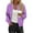 Purple, variant on ZUKMRJPC Womens Bomber Jacket Full Zip Up Fashion Print Casual Cropped Jackets Lightweight Trendy Outerwear Coat with Pockets