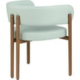 thumbnail image 5 of Meridian Furniture Gideon Mint Green Vegan Leather Dining Chair (Set of 2), 5 of 8