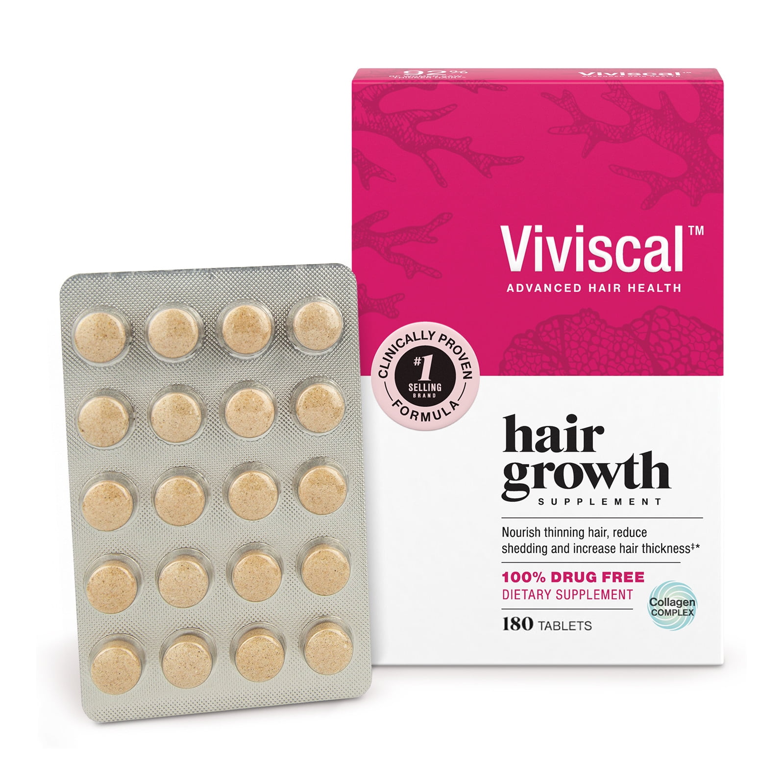 Viviscal Hair Growth Supplements for Women, Dietary Hair Supplement