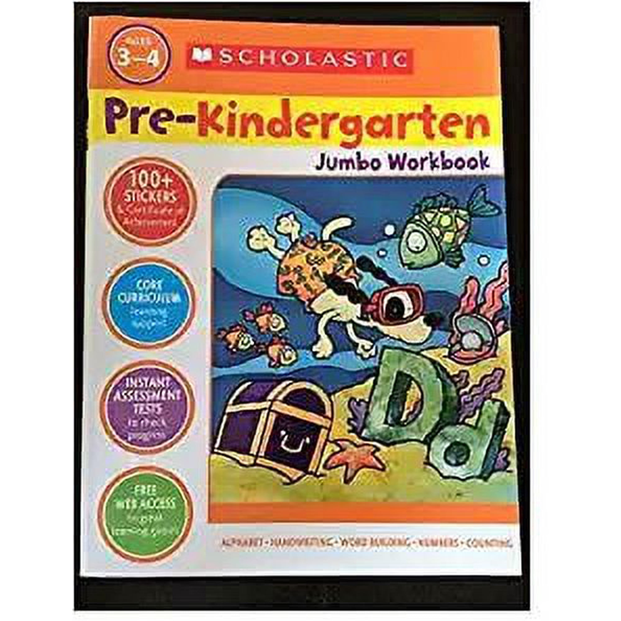 Scholastic Pre-Kindergarten Jumbo Workbook