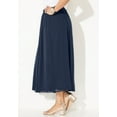thumbnail image 3 of Catherines Women's Plus Size Petite Flowy Chiffon Skirt, 3 of 4