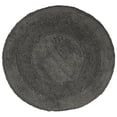 thumbnail image 2 of Home Weavers Radiant Collection Bathroom Rug 100% Cotton Tufted Round Shape Bathroom Rug, Soft & Absorbent Bath Rugs, Non-Slip Bath Rug, Machine Wash Dry Bath Mats - 30" Round, Gray, 2 of 9