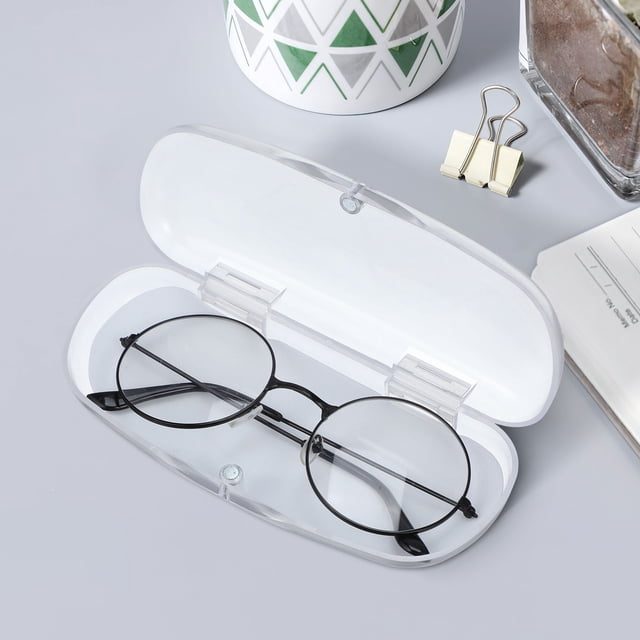 unbranded 3Ud Transparente Para Guardar Gafas Con Revestimiento Frosted Y Apertura Cómoda