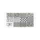 thumbnail image 1 of Plantilla de manicura, placa de estampado de uñas rectangular de acero inoxidable, placa de imagen de estampado, características líderes en su clase, 1 of 3