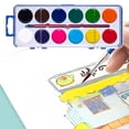 thumbnail image 3 of Watercolor Paint Set For Kids Washable Paints In 12 Colors With Paintbrush Fun And Learning Tool For Home And School Ideal Water Paints For Kids And Watercolo, 3 of 8