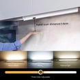 thumbnail image 5 of Iluminación LED debajo del gabinete, barra de luces LED de 11,8 pulgadas con cable de alimentación de 6 pies, instalación magnética, luz de mostrador súper delgada, lámpara de escritorio de, 5 of 5