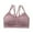 Pink, variant on YUGYXL Sports Bras for Women Cross Straps Lace Underwear Bra Full Coverage Everyday Bra Padded Bralettes Lounge Bra Red Free Size