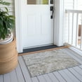 thumbnail image 6 of Addison Rugs Chantille Indoor/Outdoor Contemporary Abstract Taupe Washable Rectangle Rug, 1'8" x 2'6", 6 of 6