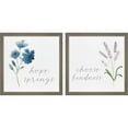 thumbnail image 1 of Great Art Now Wildflowers and Sentiment A by Hartworks, 2 Piece Framed Art Set Each 13"W x 13"H, 1 of 3