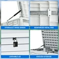 thumbnail image 5 of Dextrus 120 Gallon Outdoor Waterproof Deck Box for Cushions, Tools & Pool Accessories, 5 of 6