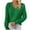 Green, variant on Kaemgyyd Sweater for Womens Fall Outfit Soft V Neck Long Sleeve Knit Pullover Casual Loose Solid Color Hollow out Top