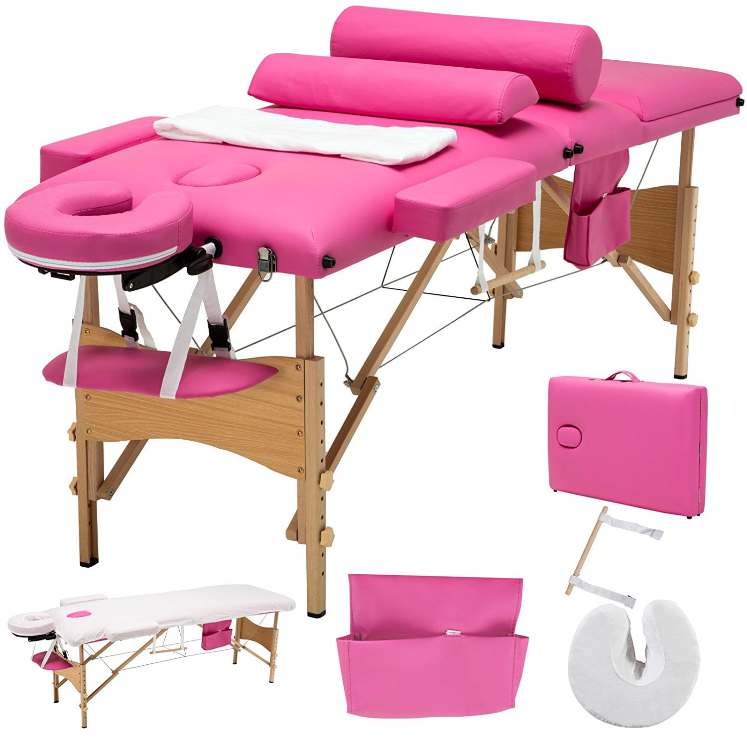 Mecor Folding Massage Table 84professional Massage Bed Luxury Model With Carrying Bag
