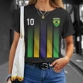 thumbnail image 4 of Brazil 10 Soocer Jersey Brazil Football Fan Soccer V4 Men Women Tshirt Graphic Print Unise, 4 of 6