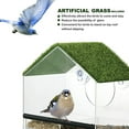 thumbnail image 4 of Transparent Acrylic Pet Feeder Window Bird Feeder With Turf Suction Cups And Removable Seed Tray Window Bird House Feeder Transparent Acrylic Pet Feeder, 4 of 8