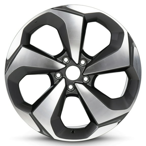 For 2018-2020 Honda Accord 19 Inch Machined Face with Painted Inlay Gray Rim - OE Direct Replacement - Road Ready Car Wheel