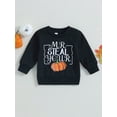 thumbnail image 2 of 0-3Y Halloween Toddler Baby Boy Girl Sweatshirt Pumpkin Print Long Sleeve T-Shirts Pullover Tops Fall Winter Clothes, 2 of 7