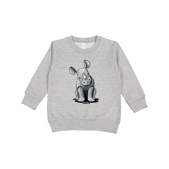 Inktastic Curious Rhinos Toddler Sweatshirt
