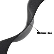 XUKEY Rubber Steering Wheel Cover 14 -16 Non-Slip Black Silicone Elastic Universal for Car SUV Truck