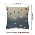 thumbnail image 4 of nygtbtfer Pillow Set of 2, White Red Blue Decor Throw Pillows Pillowcase Outdoor Decorations for Sofa Home White, 4 of 7