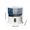 🔥 White_New#11144, variant on Mini Portable Coffee Brewer Fully Automatic Drip Pot | Battery Powered Compact Coffee Maker | ABS Material | Adjustable Extraction | 3 Cup Capacity | 10x10x10cm | White