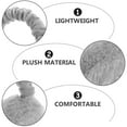 thumbnail image 3 of WASHWEPE Earmuffs Grey Warm Ear Muffs 1Set Polyester Cold Weather Protection Adults, 3 of 8