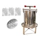 thumbnail image 4 of Extractor de miel, prensa de vino de frutas, accesorios multifuncionales, resistente con T 3 mallas de filtración, 4 of 9