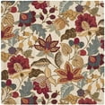 thumbnail image 6 of SAFAVIEH Blossom Lena Floral Flowers Wool Area Rug, Ivory/Multi, 8'9" x 12', 6 of 10