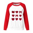 thumbnail image 5 of Fewfanhot Winter Clothing for Women Valentines Day Cute Heart Shirt Casual Valentines Shirts for Women Long Sleeve Graphic Tees Tops, 5 of 5