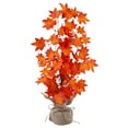 thumbnail image 1 of GUOOL Fall Decoration Autumn Decoration Thanksgiving Decoration, Artificial Maple Leaf Red Maple Leaf, 1 of 9