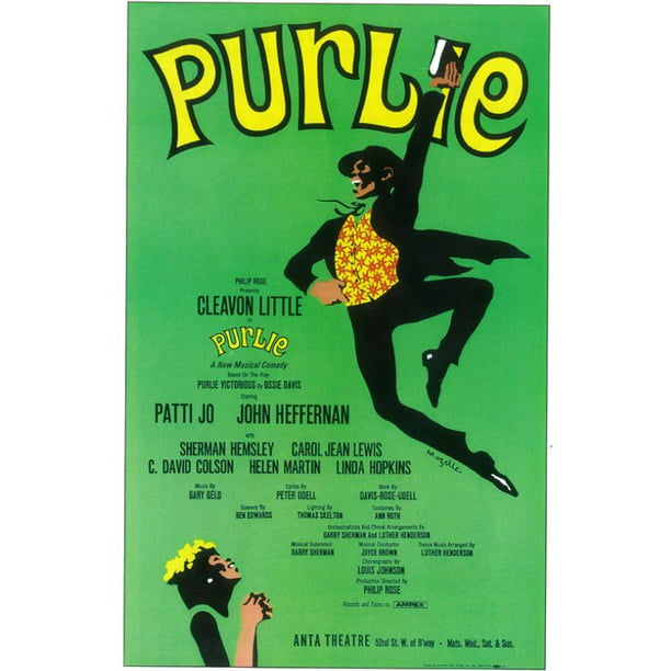 Purlie (1970) 11x17 Broadway Poster - Walmart.com