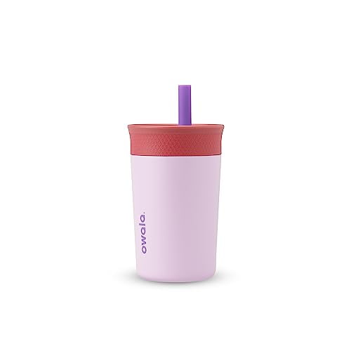 Vaso Owala Kids con aislamiento de acero inoxidable resistente a derrames