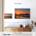 thumbnail image 4 of Elephant Stock Folly Beach Wall Art - Horizontal Canvas Wall Art - Living Room Wall Decor - Beach Canvas - Orange And Blue Decor - 12" x 8", 4 of 8