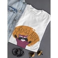 thumbnail image 3 of Proud Ally Racoon T-Shirt Women -Smartprints Designs, Female 3X-Large, 3 of 4