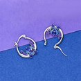 thumbnail image 4 of Cross-border new product hot selling personality creative cartoon Stitch oil drop children's earrings earrings picture 1, 4 of 4