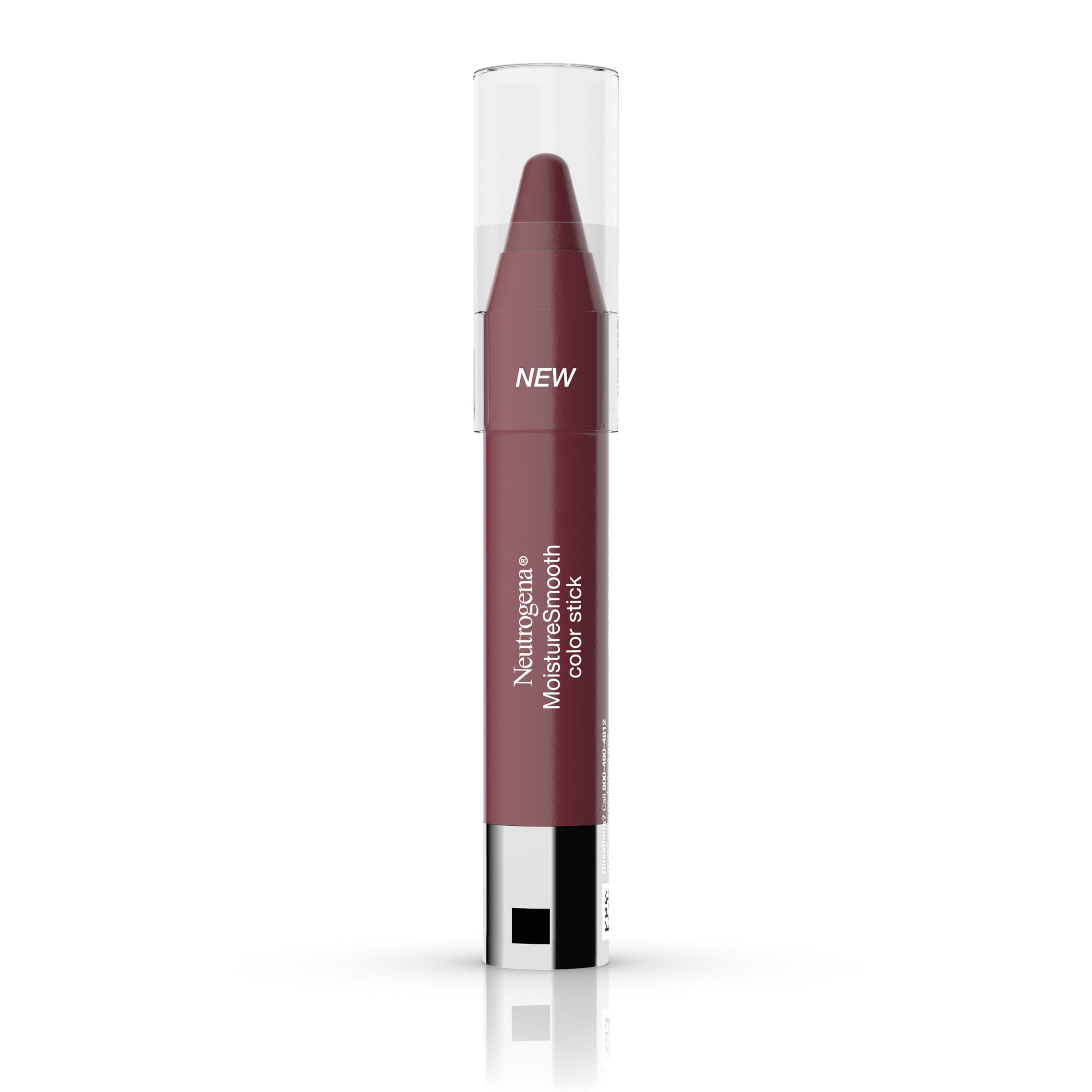 (2 pack) Neutrogena MoistureSmooth Color Stick, 80 Rich Raisin,.011 oz