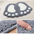 thumbnail image 4 of Carpet 1Pc Non Slip Bath Toilet Mat Cute Big Feet Bathroom Shower Rugs Shaggy Carpet Absorbent Doormat Floor Mat Living Room Sofa Cushion Foot Pad Rug Carpet, 4 of 5