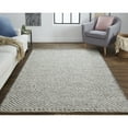 thumbnail image 3 of Feizy Berkeley Transitional Solid, Gray/Ivory, 3'6" x 5'6" Accent Rug Eco Friendly Stain Resistant Scandinavian Floor Rug for Living room Bedroom, 3 of 8