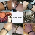 thumbnail image 6 of Bracelet for Men Women Curb Cuban Link Chain Stainless Steel Mens Womens Bracelets Chains Davieslee Jewelry for Men DLKBM05 GC, 6 of 6