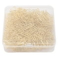 thumbnail image 2 of Crown Shaped Paper Clips, Wear Resistant Versatile Paper Clips Fade Resistant Lightweight 100Pcs Iron Gold  for Books Notebooks Clipboards, 2 of 7