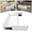 White, variant on ToppiJoy 33” Under Desk Drawer, Mounted Sliding Pull-out Drawer, Large Storage Organizer for Sit Stand Workstation (White)