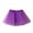 Purple, variant on WOYY Girls Solid Color Tutu Skirt Dance Party Puffy Tulle Skirt