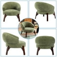 thumbnail image 3 of ALEAVIC Accent Chair Armchair with Cozy Soft Padded, Suitable for Living Room Bedroom, Green, 3 of 6