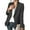 Black, variant on Women Casual Blazer Button Lapel Suit Jacket for Women with Pockets Long Sleeve Work Business Fashion Blazers Jackets Outfits