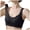 Black, variant on Jelly Front Closure Wireless Mastectomy Bra for Women No Underwire Seamless Supportive Comfort Bralette (Pink, 4XL)