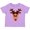 Lavender, variant on Inktastic Cute Girl Reindeer with Buffalo Plaid Bow Boys or Girls Toddler T-Shirt