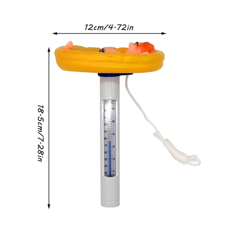 GJX 2026 New Pool Thermometer Waterproof Creative Accurate Funny Man ...