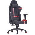 thumbnail image 1 of ViscoLogic Série DENVER Ergonomique Haut Dossier Pivotant Inclinable Course à Domicile Bureau Ordinateur Chaise de Jeu (Noir-Rouge-Blanc), 1 of 7